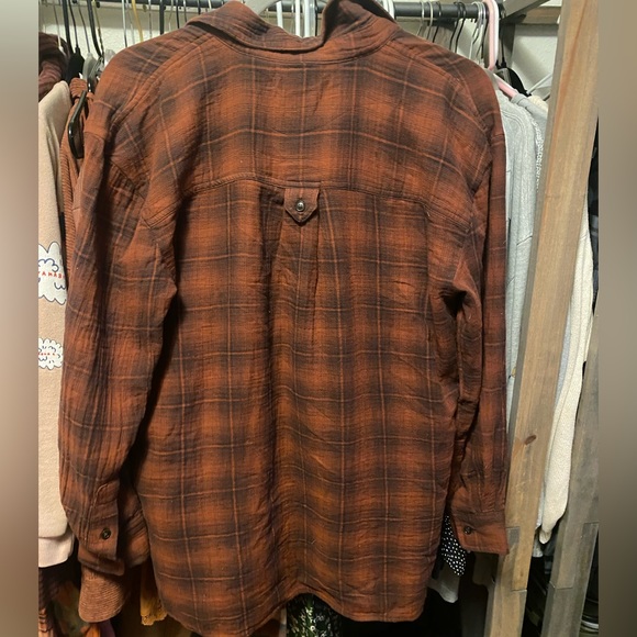 New With Tags Madewell Flannel Shacket Button Down - Picture 2 of 5